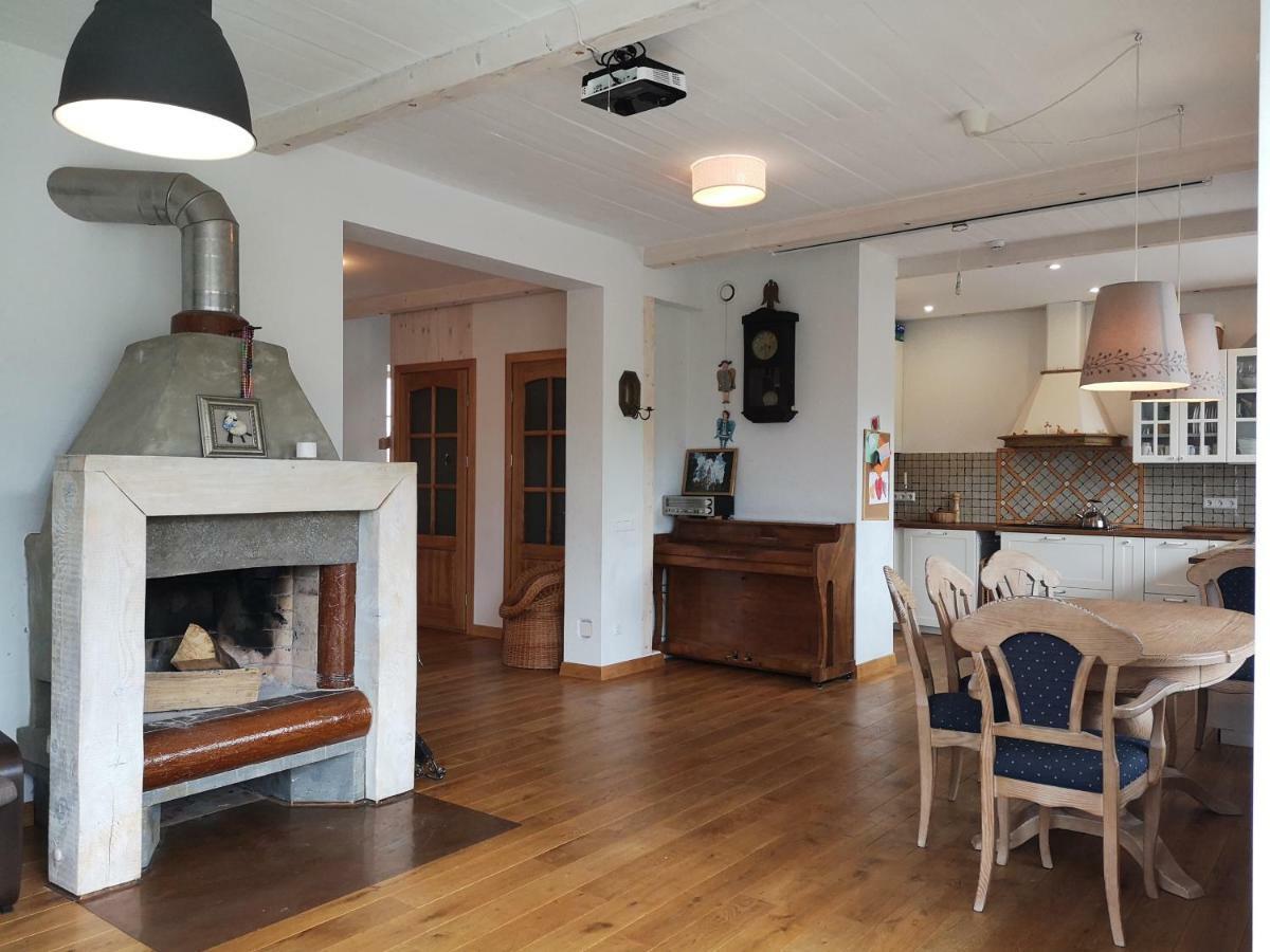 9 Min From Palanga! Luxury House On The River And Sauna Kretinga Exterior foto